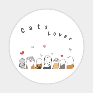 t shirt cats lover i love cats so much Magnet